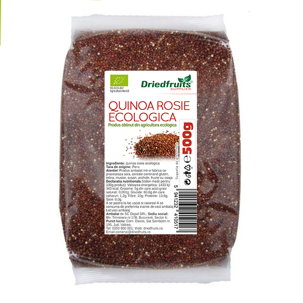 Quinoa rosie BIO - 500 g imagine produs 2021 Dried Fruits